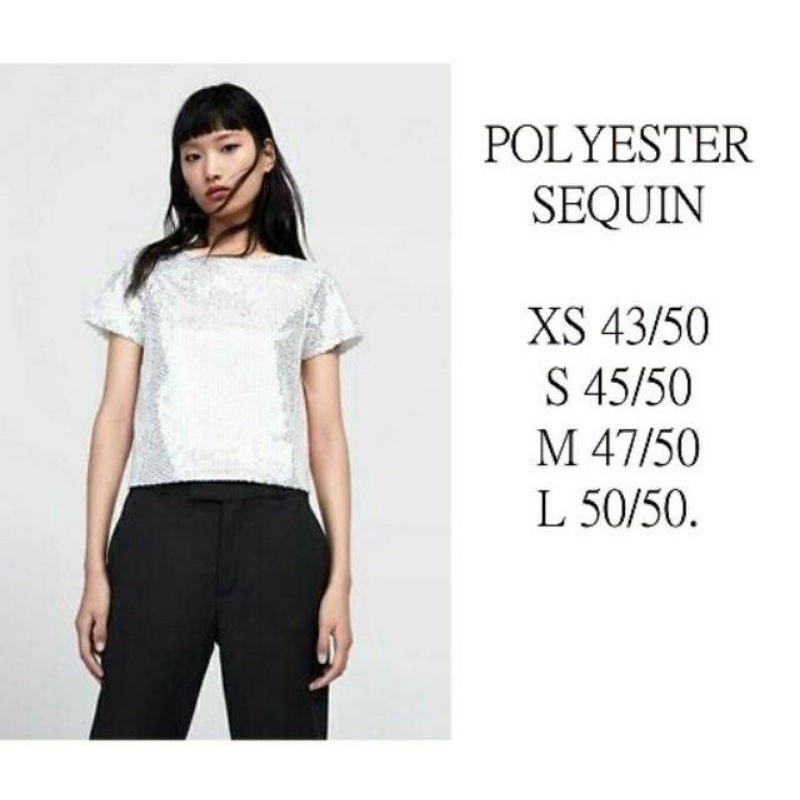 Zara Sequin Blouse
