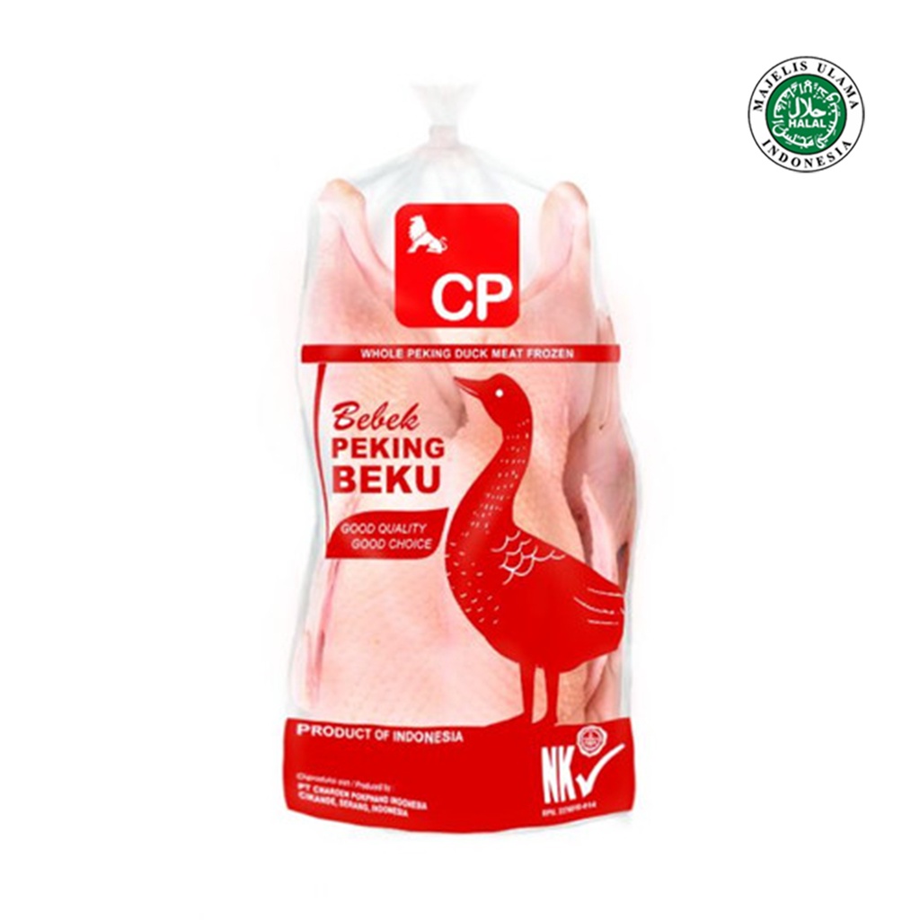 CP Duck Peking 1.5 - 1.6kg - Bebek Peking Muda Beku