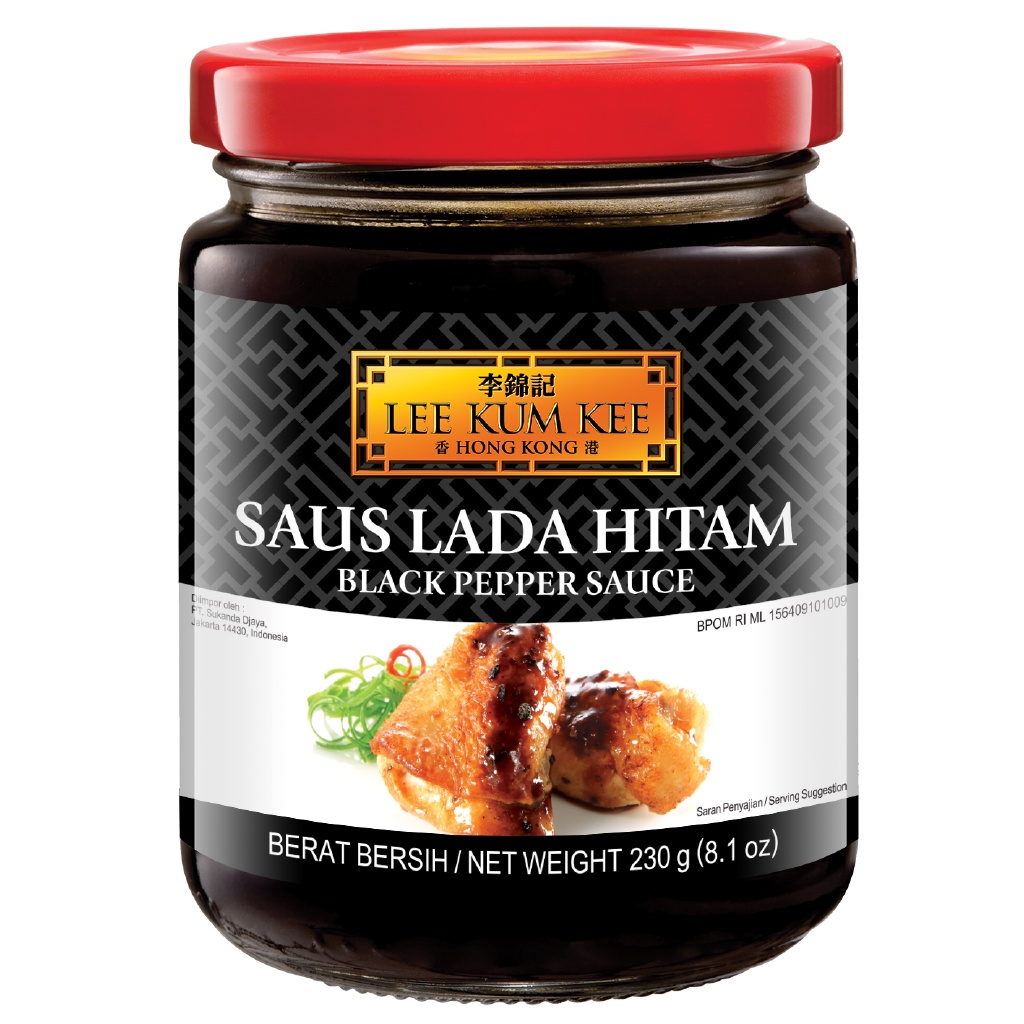 

LEE KUM KEE, Saus Lada Hitam, 230 gr