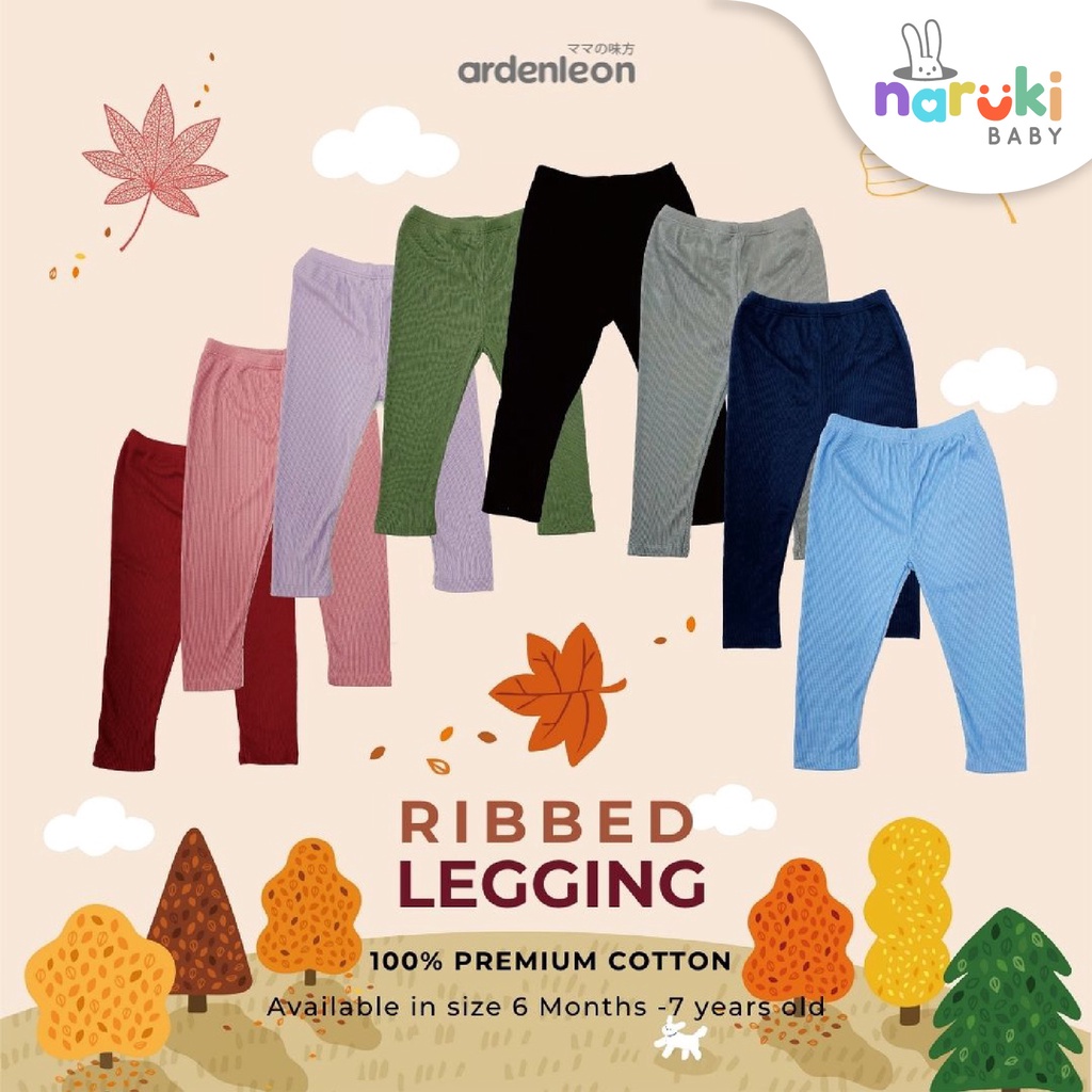 Ardenleon Unisex Legging Baby Kids 3L/4L/5L (4-7yrs) Arden Leon Celana Anak