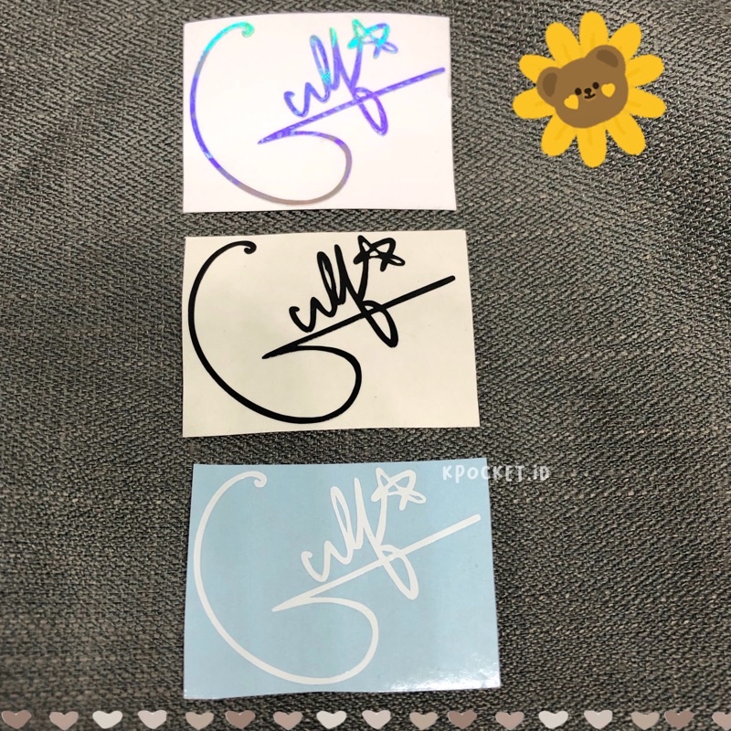 GULF KANAWUT STICKER SIGN/TTD