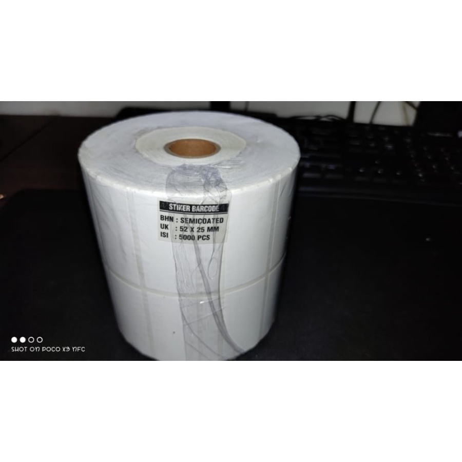 

LABEL BARCODE 52 X 25 - 2 LINE