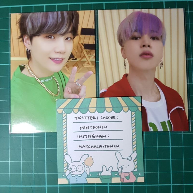 BTS SUGA YOONGI JIMIN CARDIGAN BUTTER CARDI MPC MINI PHOTOCARD PC