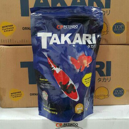 PAKAN IKAN / FISH FOOD HIAS MIX COLOUR FLOATING TAKARI 5 MM / 500 GR