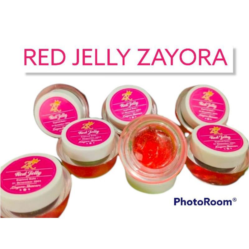 Ready Stok [ COD] Red Jelly Glowing Zayora Skincare 1000% Ori