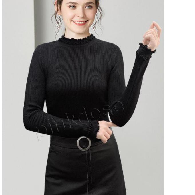 ✲ BODYFIT MANSET KRIWIL RAJUT PREMIUM IMPORT PINKDOSE 23164 ➶