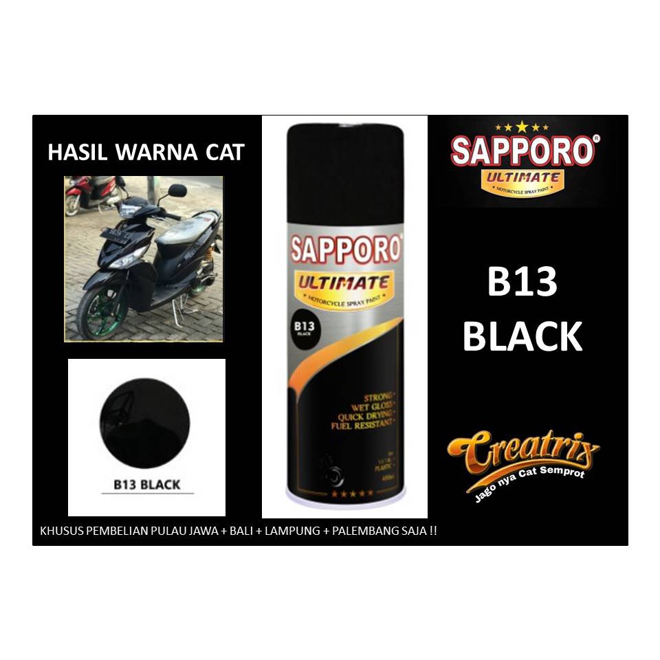 Sapporo Ultimate B13 Black / Sapporo Spray / Pilok / Pylox