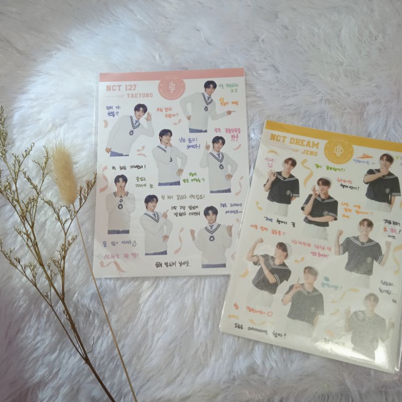 [READY] STICKER BACK TO SCHOOL KIT TAEYONG & JENO