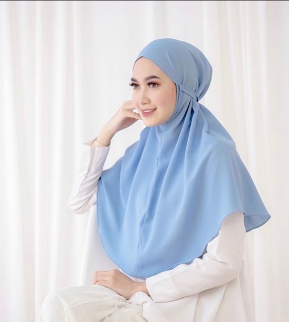 Jilbab bergo maryam diamond italiano/hijab instan bergo maryam non pet