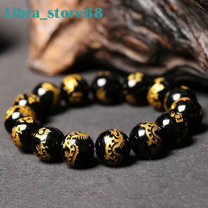 Bahan Gelang Batu Tibet Naga Emas