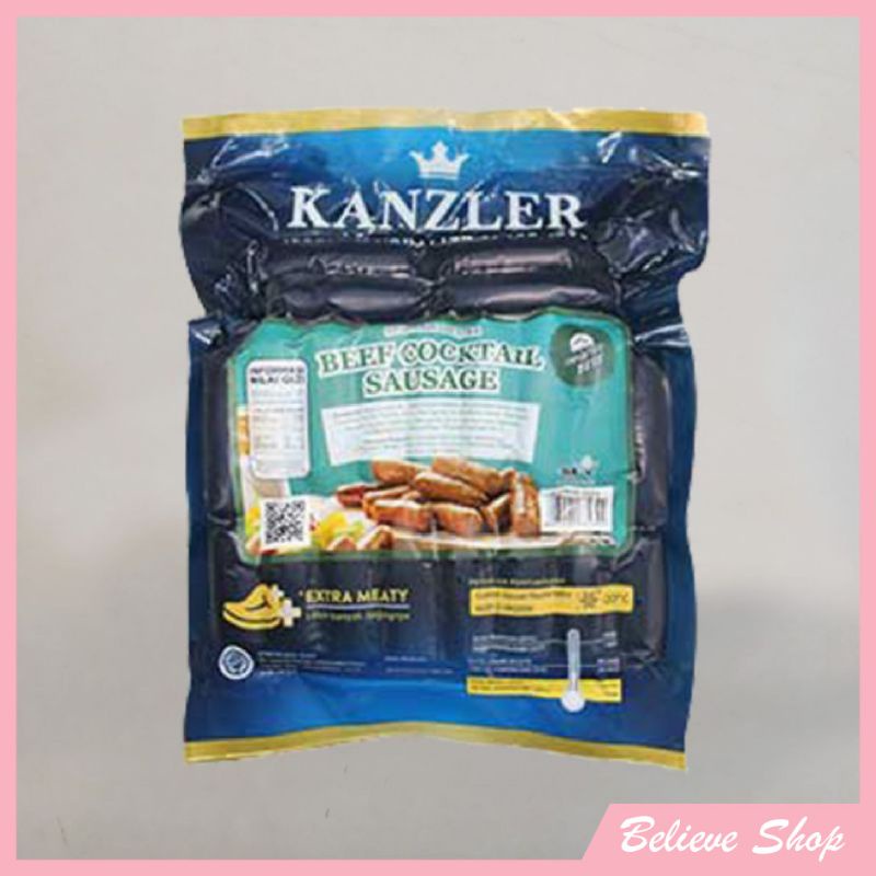 

Beef Cocktail Sausage Kanzler 500 gr