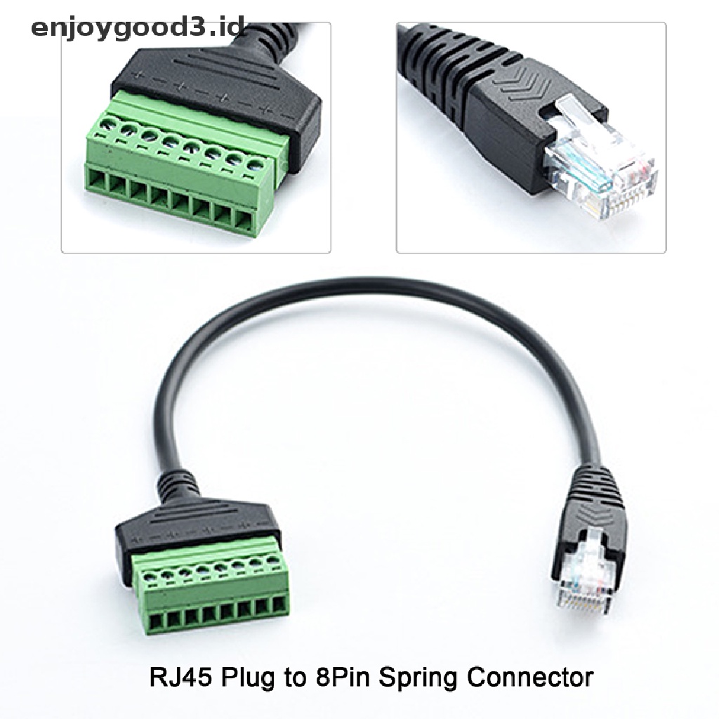 Adaptor Plug Kabel Ethernet Rj45 Male Ke 8 Pin Av