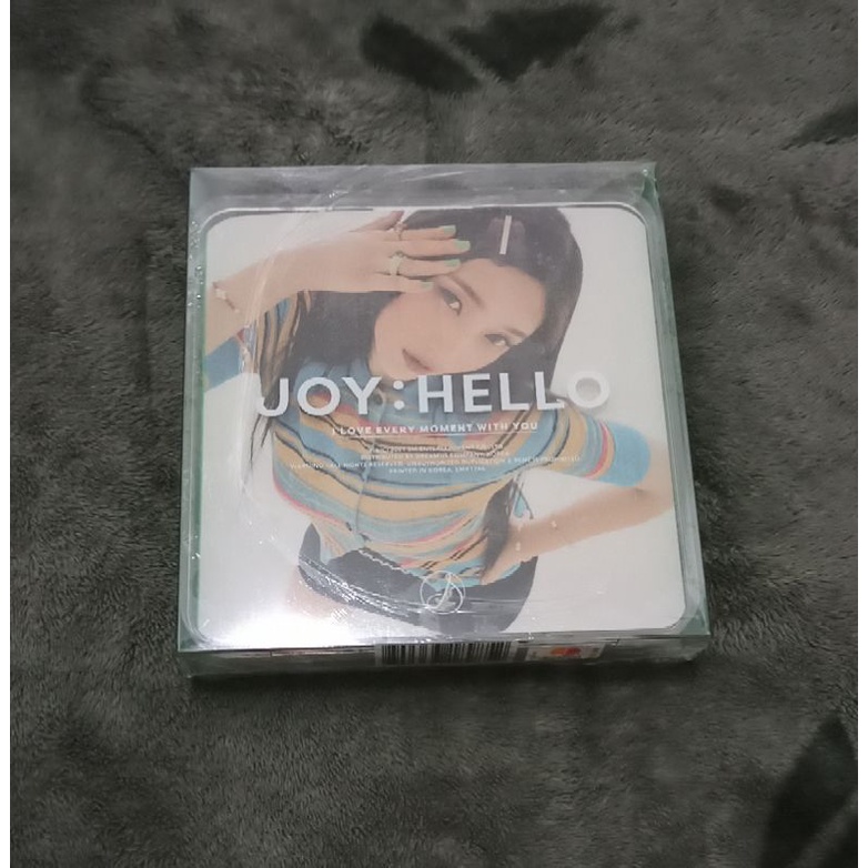[READY STOCK] JOY - HELLO album case version sealed dengan poster red velvet irene seulgi pc wendy