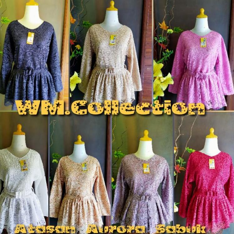 KTK.02Jl22p - ATASAN AURORA SABUK DEWASA/AURORA BROKLAT/ATASAN KEBAYA /MACAM WARNA AURORA SABUK