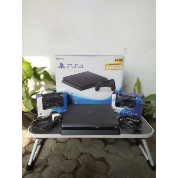 PS4 Slim 1TB / CUH - 2218B FW 9.60 / bonus BD Gran Turismo & PES 2019