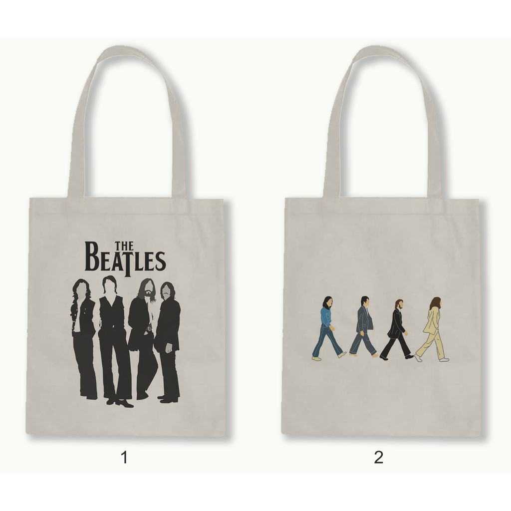 TOTE BAG RESLETING - THE BEATLES series.01