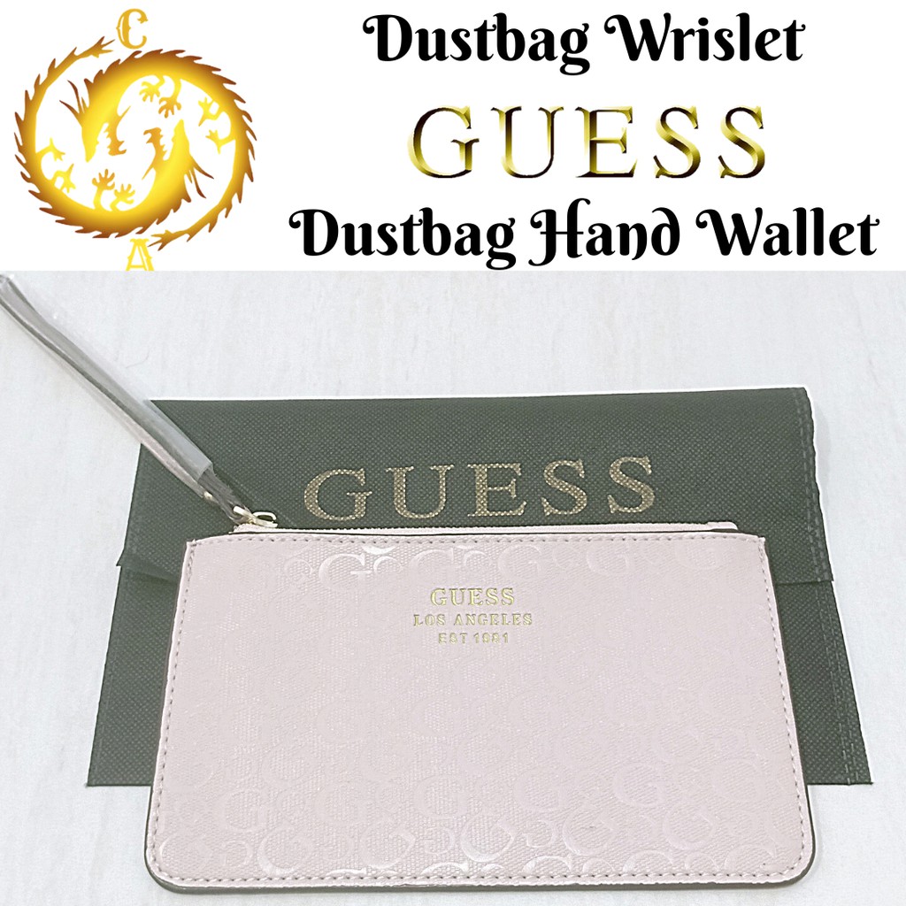 [READY STOK] DUSTBAG WRISLET / DUSTBAG CLUTCH GUESS AUTHENTIC QUALITY