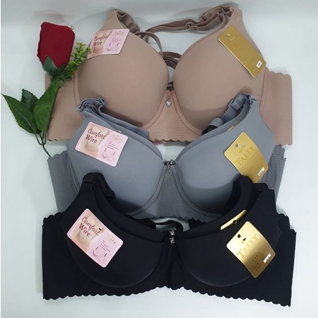 BH / BRA Cup C TALLY 006 Basic Colection BRA KAWAT BUSA TIPIS sz 34 36 38 BK