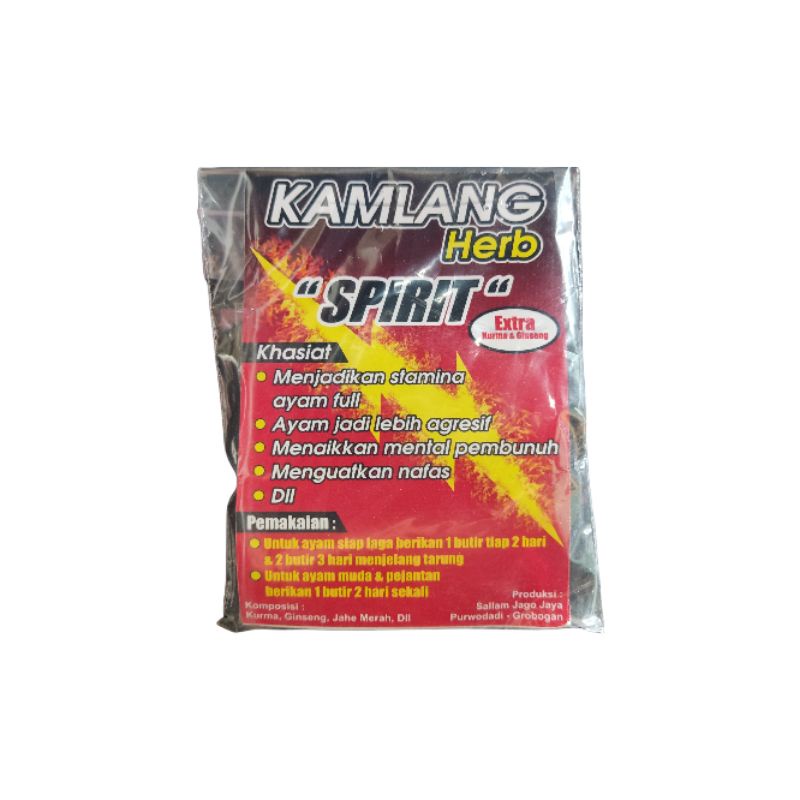 KAMLANG SPIRIT jamu ayam - agresif meningkat