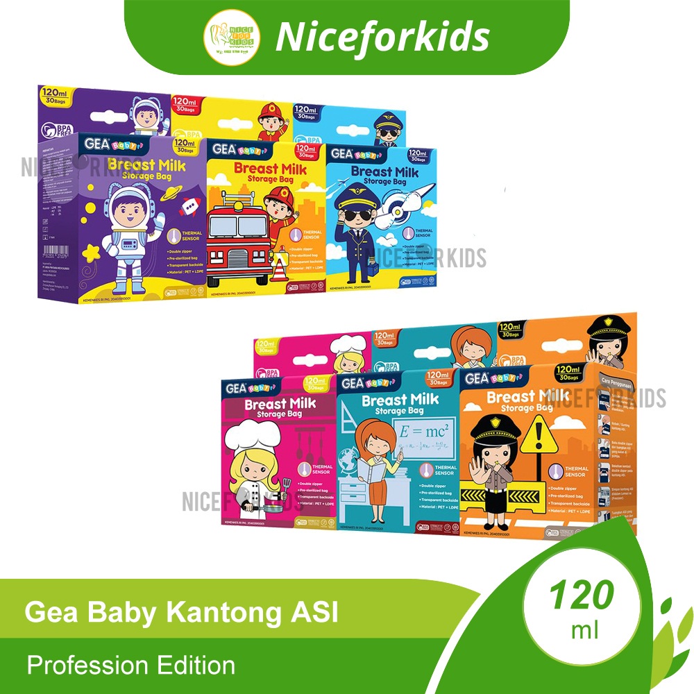 GEA Baby Kantong ASI / Kantong ASI 120 ml  Plastik ASI