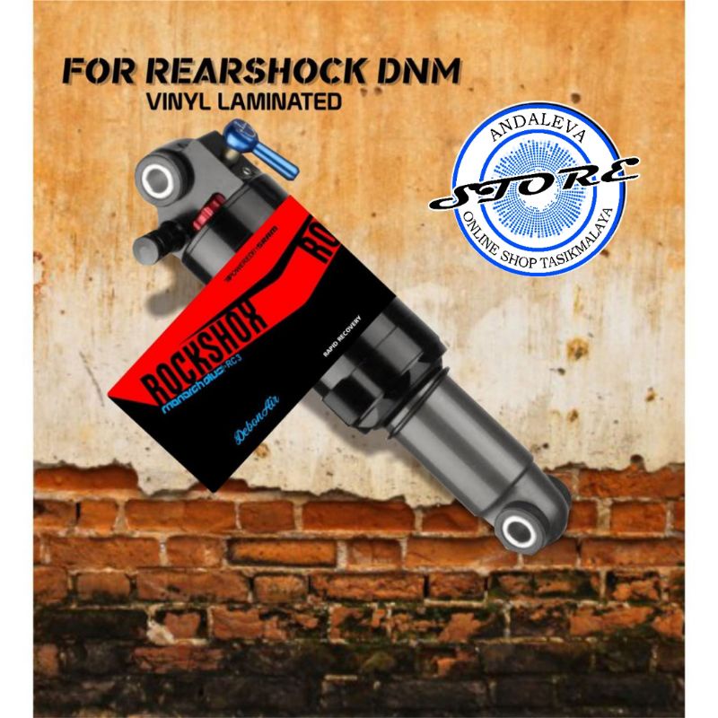 [PROMO] Sticker RearShock Decal MONARCH PLUS / Decal Stiker RearShock MONARCH PLUS Terbaru - Stiker 