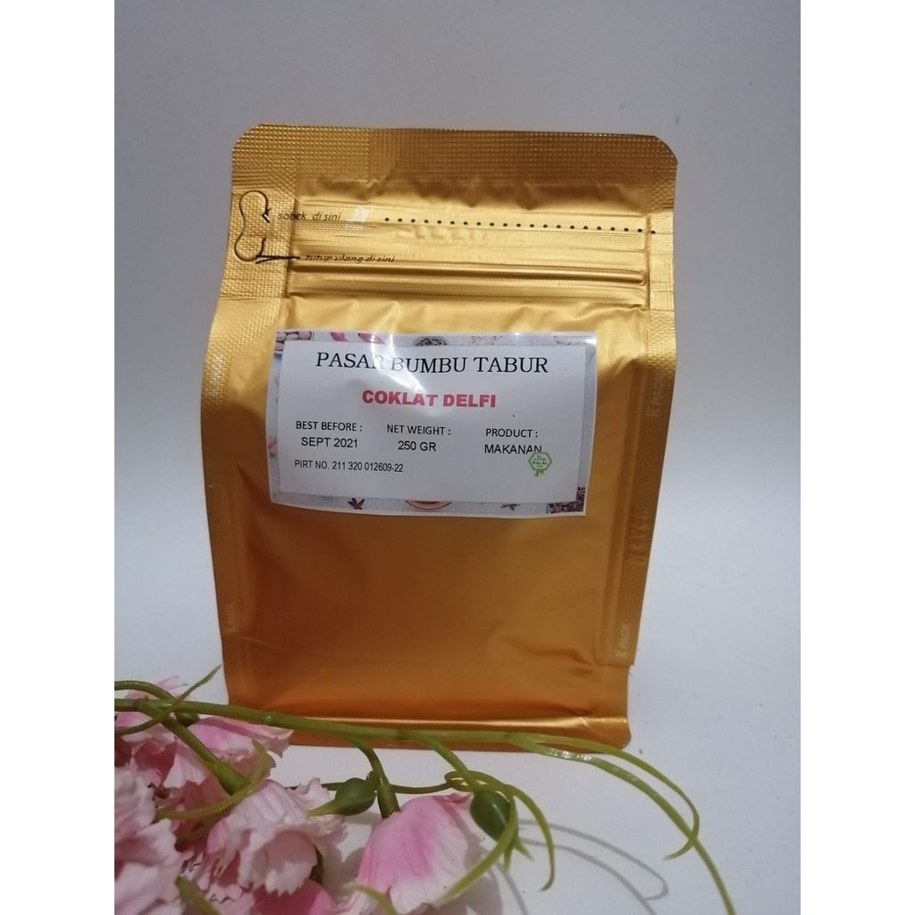 

BUMBU TABUR COKLAT DELFI 250 GR BUBUK MAKANAN ENAK MURAH HALAL