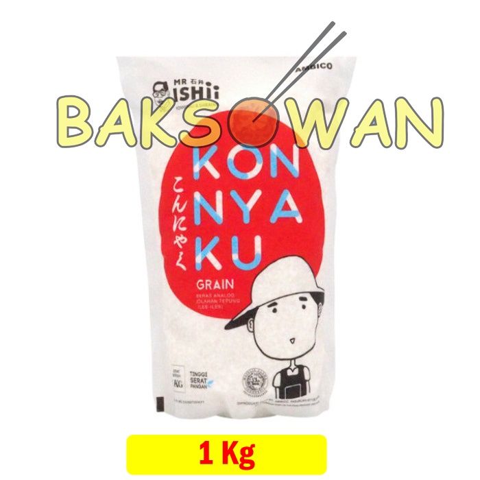 

Beras Shirataki Konnyaku 1kg / Shirataki Rice kemasan 1000gram