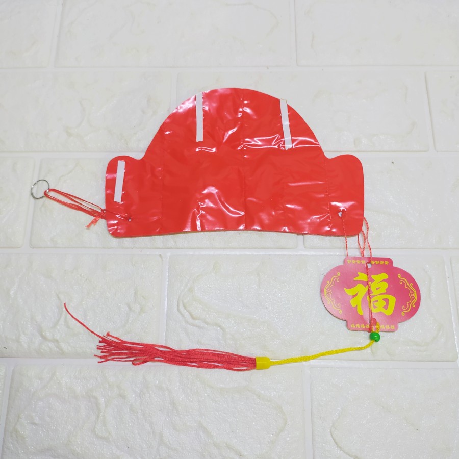 Lampion Tawon Sedang Lampion Merah Gantungan Dekorasi Perayaan Imlek