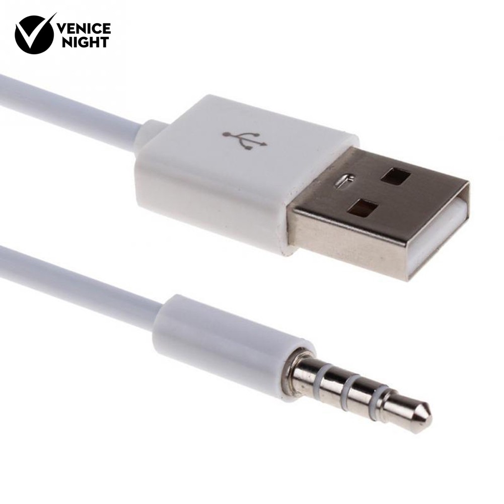 Kabel Audio Portabel 3.5mm USB 2 Aux untuk Mobil vc591