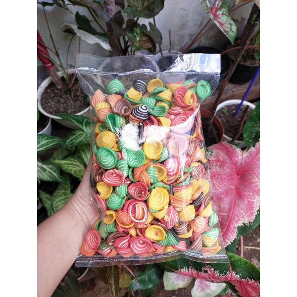 

Kuping Gajah rainbow 500gr