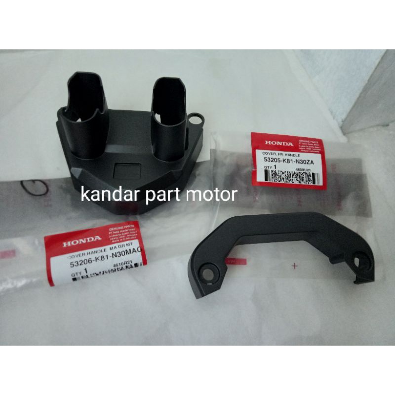 Cover Raiser Post Comp Dudukan Stang Depan Belakang Set Honda Beat Street original ahm