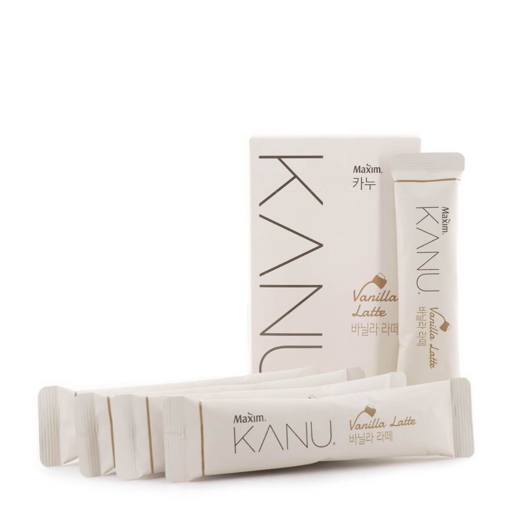 [Ready stock] MAXIM KANU KOREA Coffee Latte rasa Vanilla 17.3g 1box 24stick