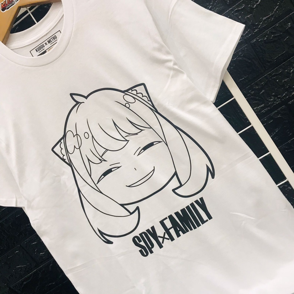 Tshirt Anya Smile  Line Art SPY X Family Anime Manga Premium Unisex