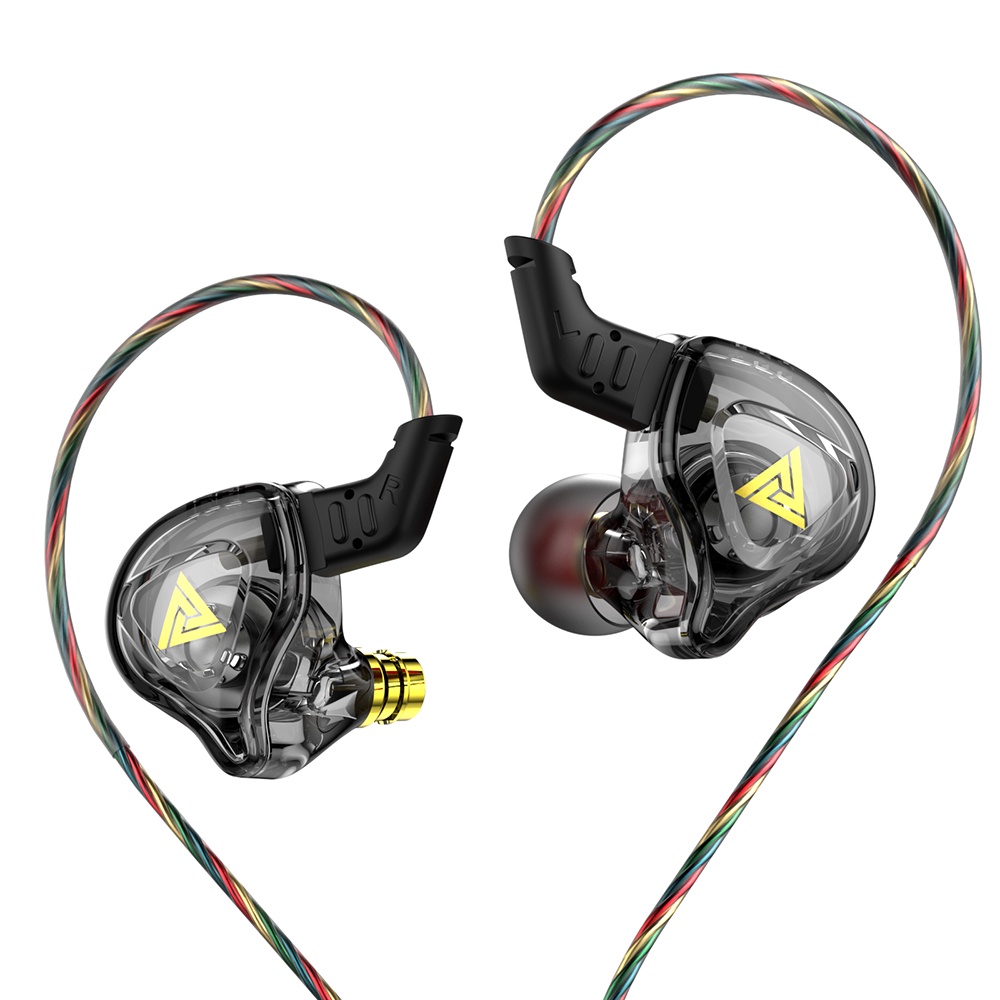 Qkz AK6-DMX AK6 DMX Headset Earphone Earbuds Musik Stereo HiFi Dynamic Dengan Mic Untuk Sport / Lari