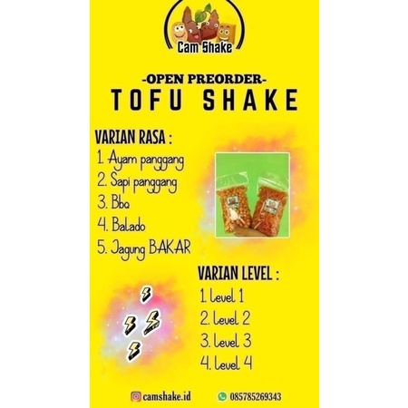 

CAMILAN CAMSHAKE VARIAN TOFU MURAH