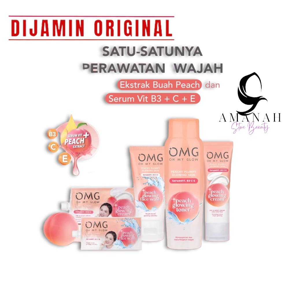 Jual Omg Oh My Glow Skincare Series Paket Satuan Face Wash Toner Cream Pencerah Wajah Original