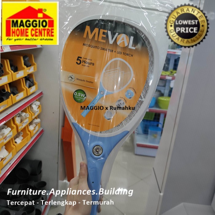Raket Nyamuk - Pengusir Nyamuk - MEVAL