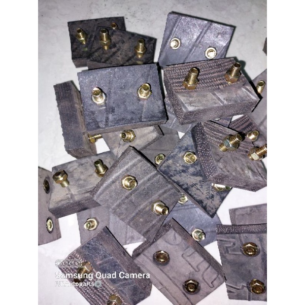 TAMPEL PER PS / STOPPER HELPER FE PS CANTER (KARET BAN) sudah ada MUR dan BAUT