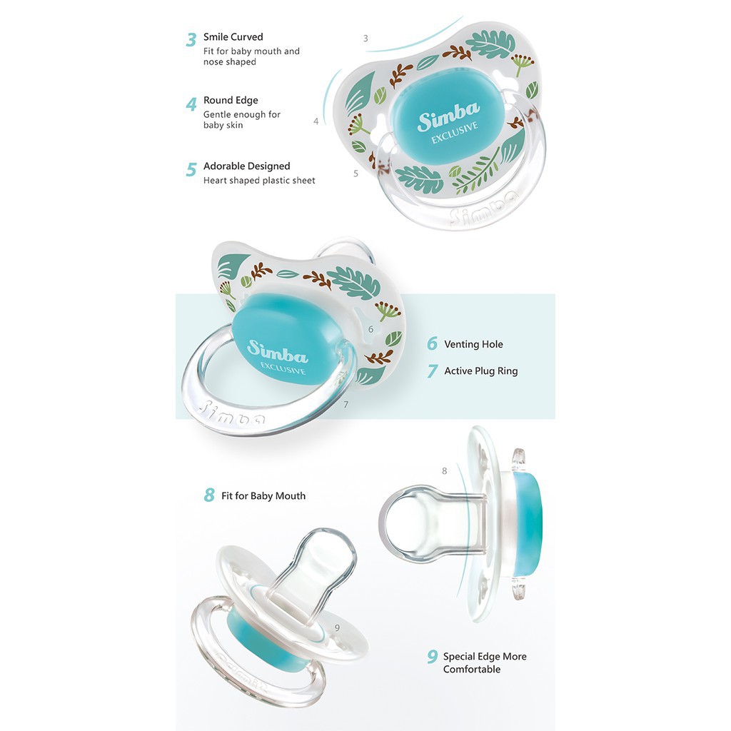 Simba Pacifer Crystal romance 0M+ 6M+ Empeng Bayi - P181