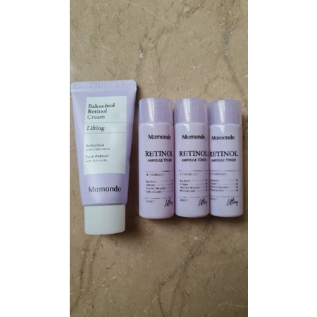 MAMONDE RETINOL CREAM 30 ml / AMPOULE TONER 25 ml