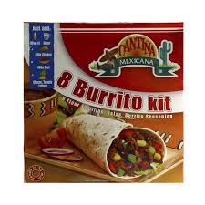 Cantina Mexicana 8 Burrito Kit 525 gram