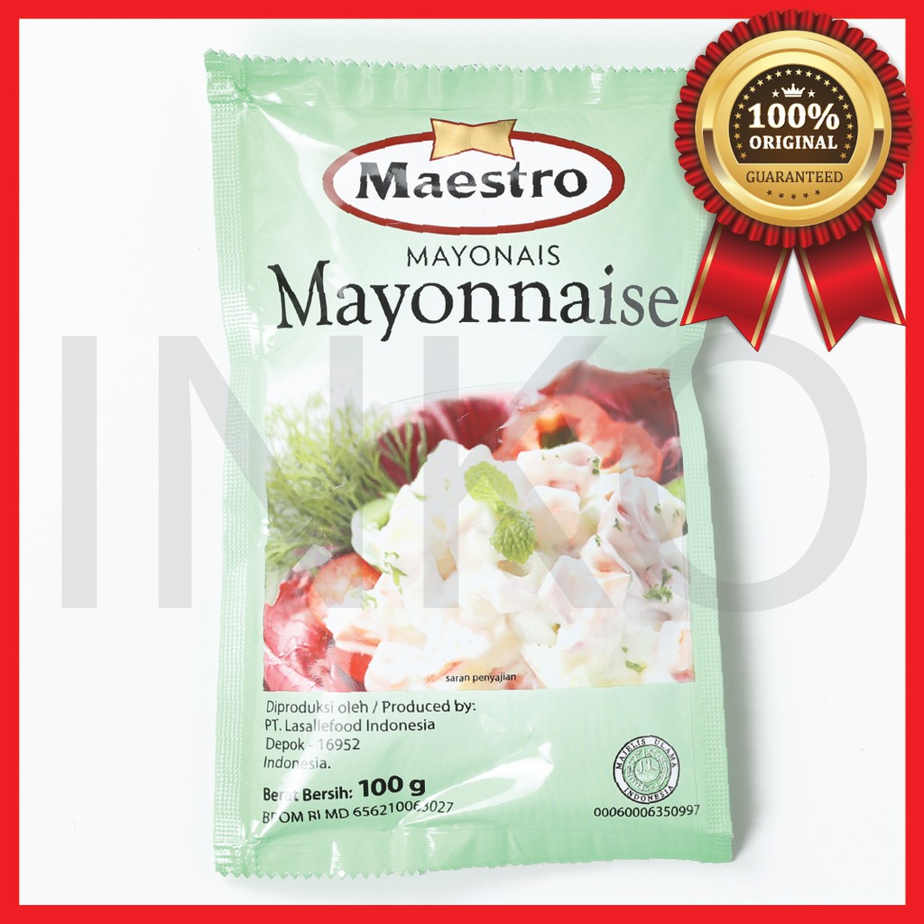 

MAESTRO MAYONNAISE MAYONAIS SACHET 100GR