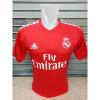 JERSEY REAL MADRID GK KIPER MERAH 2017/2018