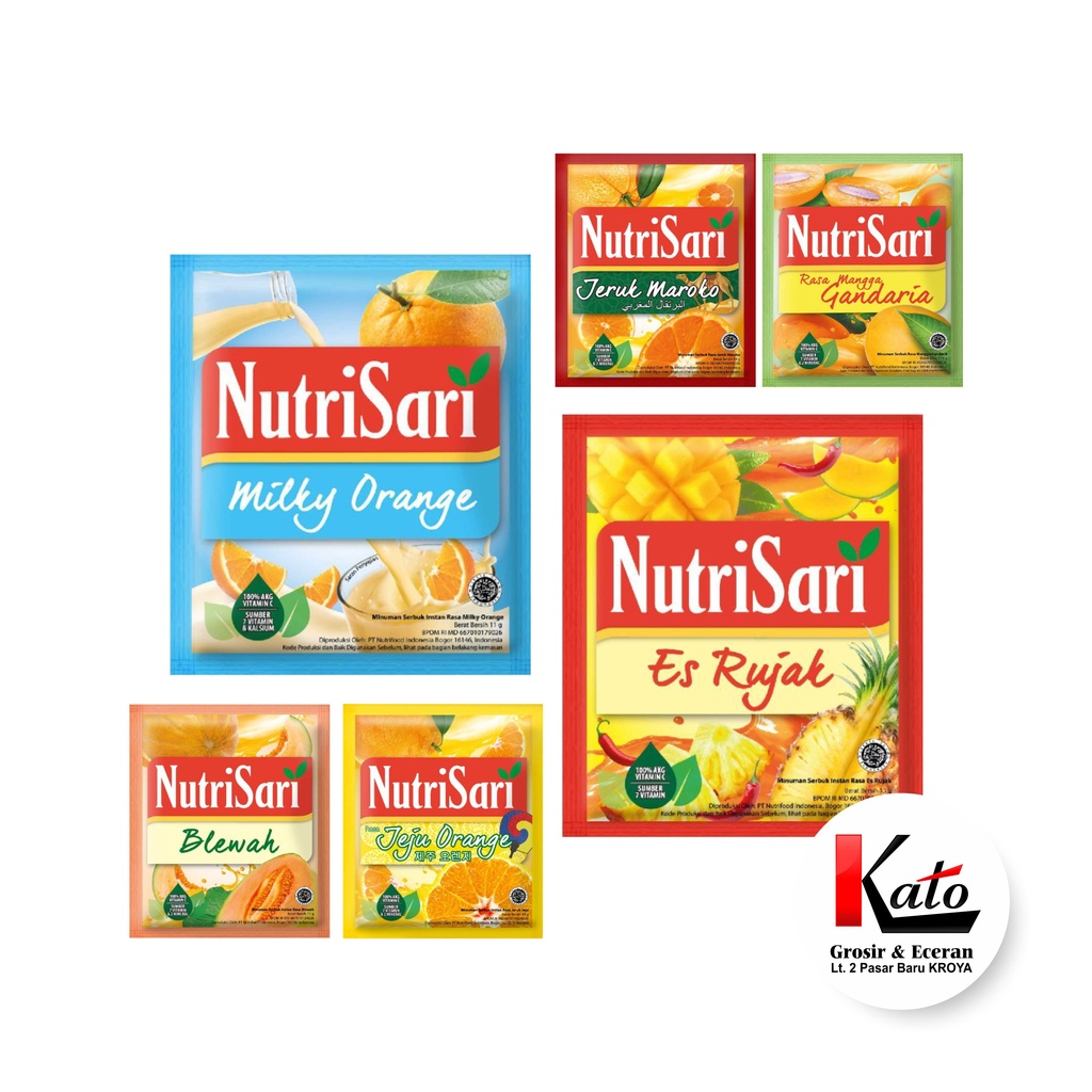 

NutriSari Milky Orange 10 sachetX14gr - Minuman Buah Vitamin C & Vitamin D