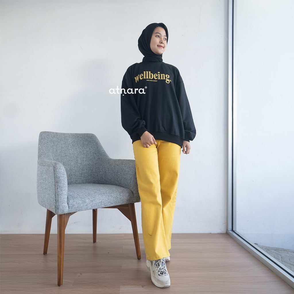 Nara Grosir - Wellbeing XXL Sweater l Sweater Polos l Sweater Pria dan Wanita