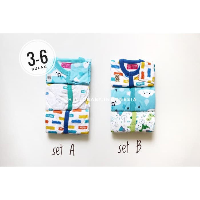 sleepsuit baju bayi libby / romper bayi libby / libby / baju bayi - 3-6 Bulan Terbaru Best Quality