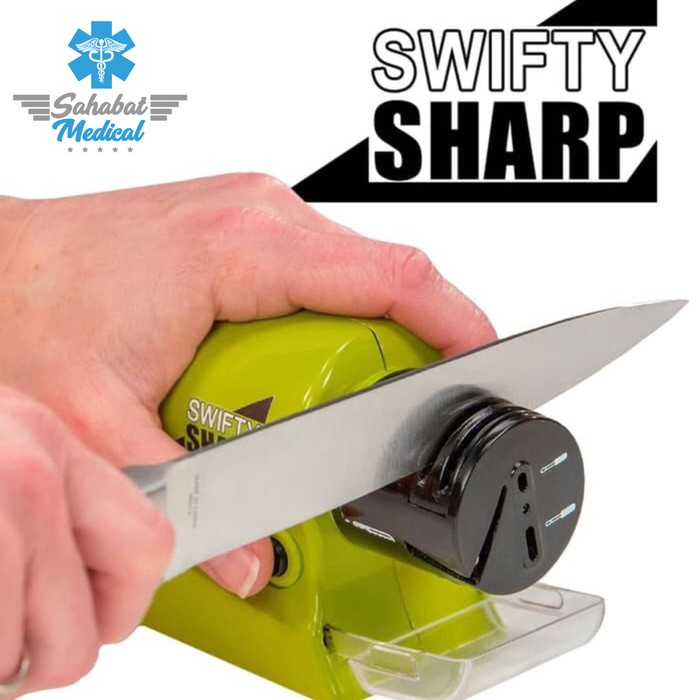 Swifty Sharp ~ Alat Pengasah Pisau &amp; Gunting Otomatis ~ Asah Pisau