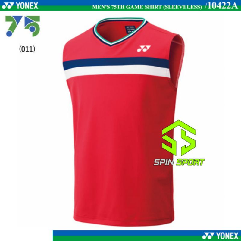 [Y21306S Merah] Baju Singlet Badminton Yonex Import Premium Kaos Bulutangkis Jersey Olahraga Sport P