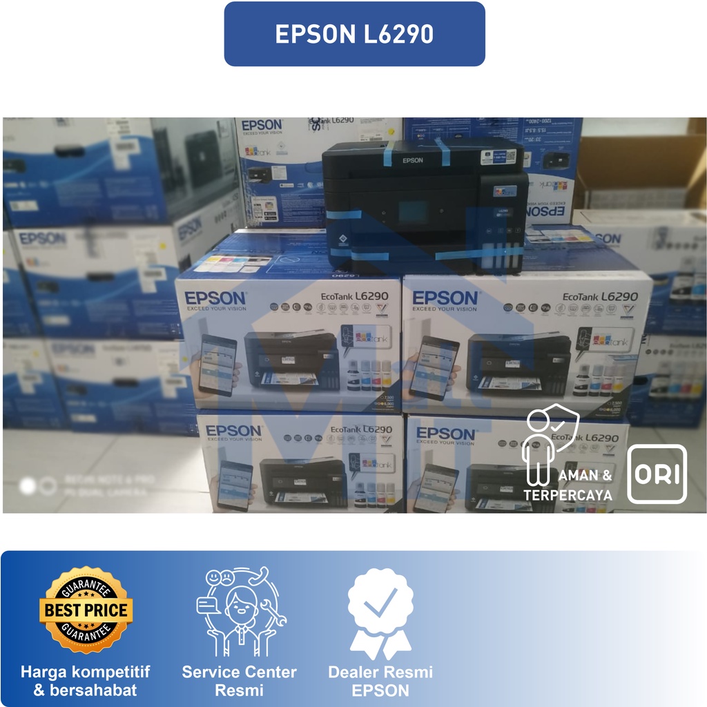 MDN Printer Epson L6290 L 6290  L-6290 Pengganti L6190 L 6190 Duplex All in One F4 ADF WIFI WIFI DIRECT