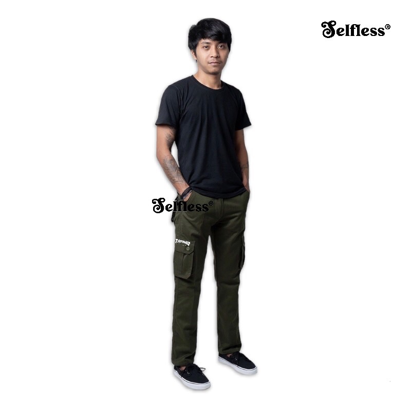 Celana Cargo Panjang Pria Original Jumbo Slimfit Army Laki Laki Murah Loreng Kargo Pant Big Size Dewasa Chargo Hitam Premium Jogger Distro Cowo Jeans Tebal